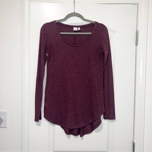 BP Burgundy Long Sleeve Tee